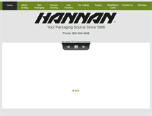 Tablet Screenshot of hannanpak.com